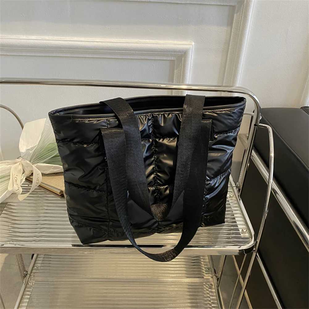 Fashion Women Tote Bag Large Capacity Cotton Padded Ladies Tote Handbags Rhombus Purses Handbags Quilted Solid for Office Work Z250807