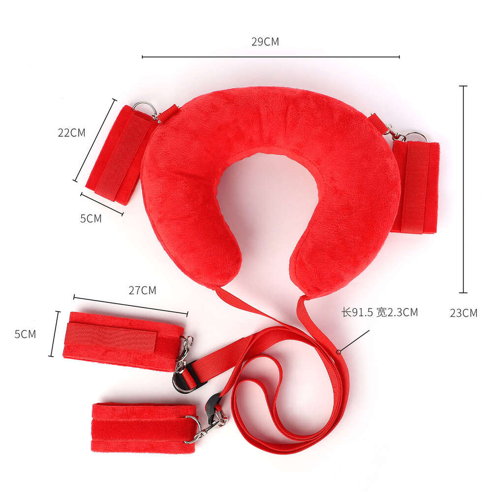 SM Sex Toys Multi functional U-shaped Split Leg Pillow SM Sex Training Binding Handcuffs Foot Cuffs Alternative Adult Products