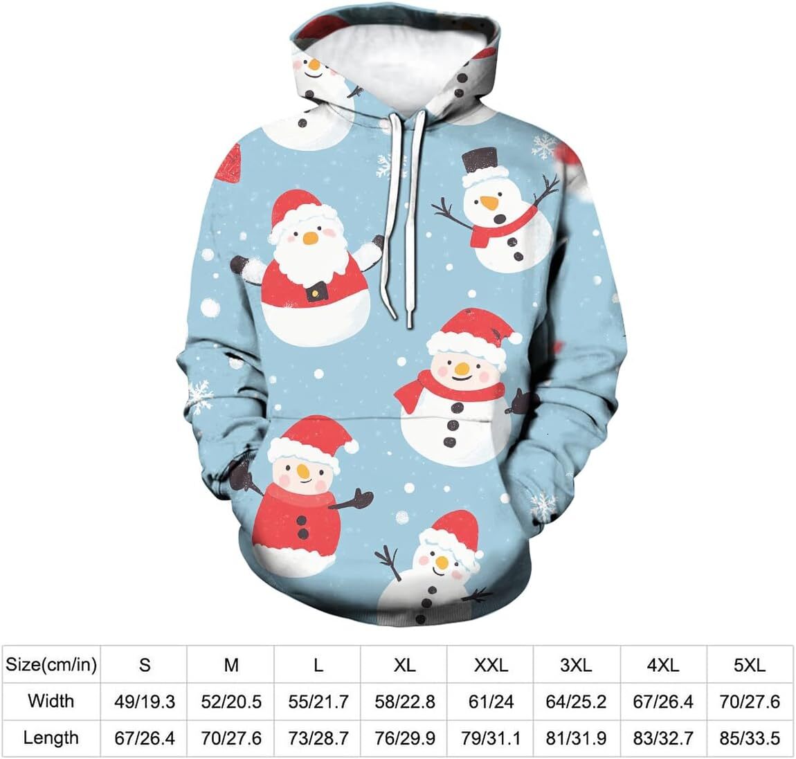 Hoodie for Mens Womens Mens Christmas Hoodie 3D Printed Long Sleeve Unisex Hoodies Casual Graphic Pocket Hooded Pullover Graphic tracksuit