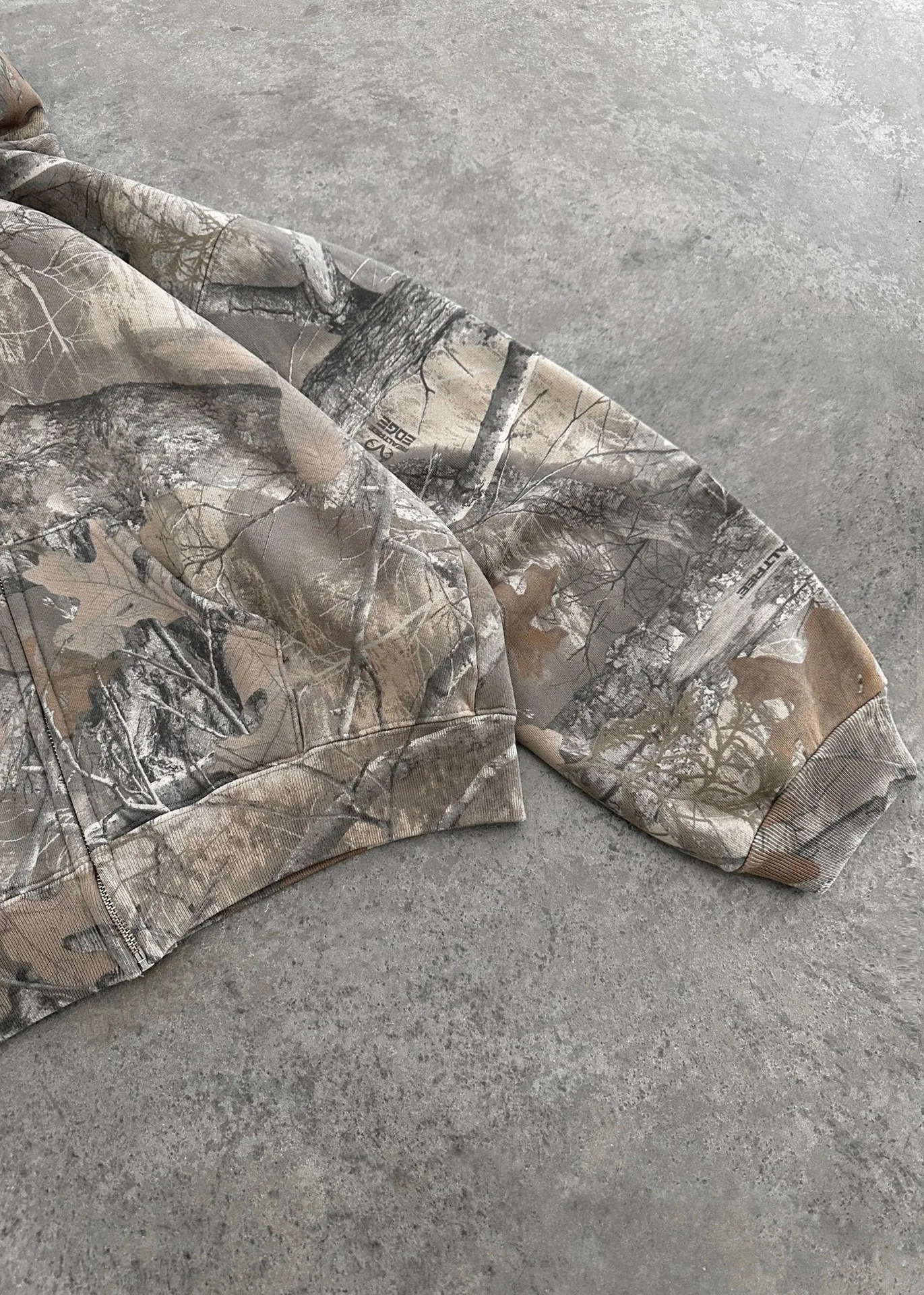 Y2K Retro Zipper Hoodie Mens Camo Pattern Zipper Sweatshirt Street Hip Hop Street Clothing Super Large Neutral Camo Hoodie 241009