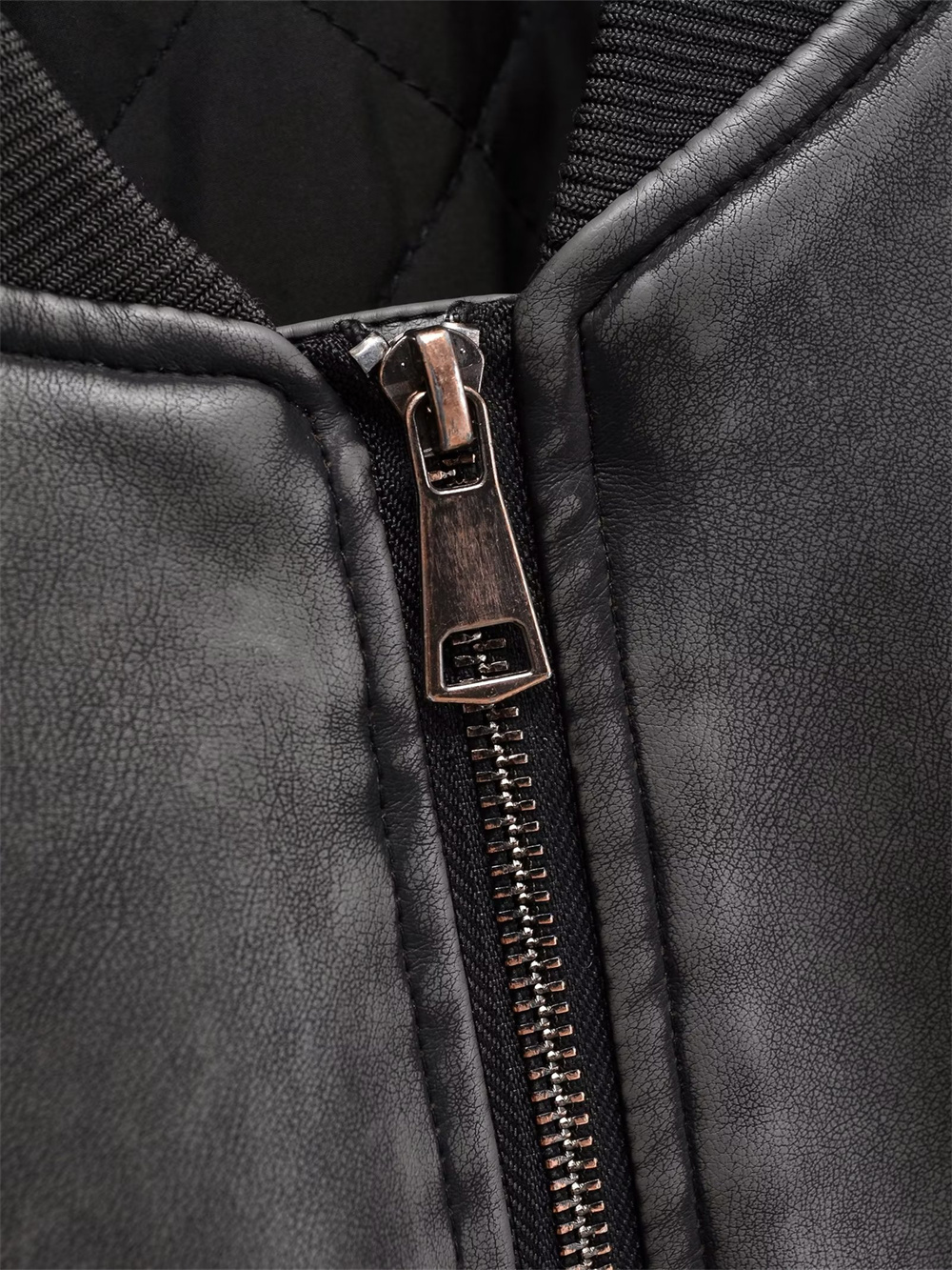 ZACK RAIN Women 2023 Autumn Fashion Ladies Casual Comfortable Inner Padded Long Sleeves Leather For Women's Jacket