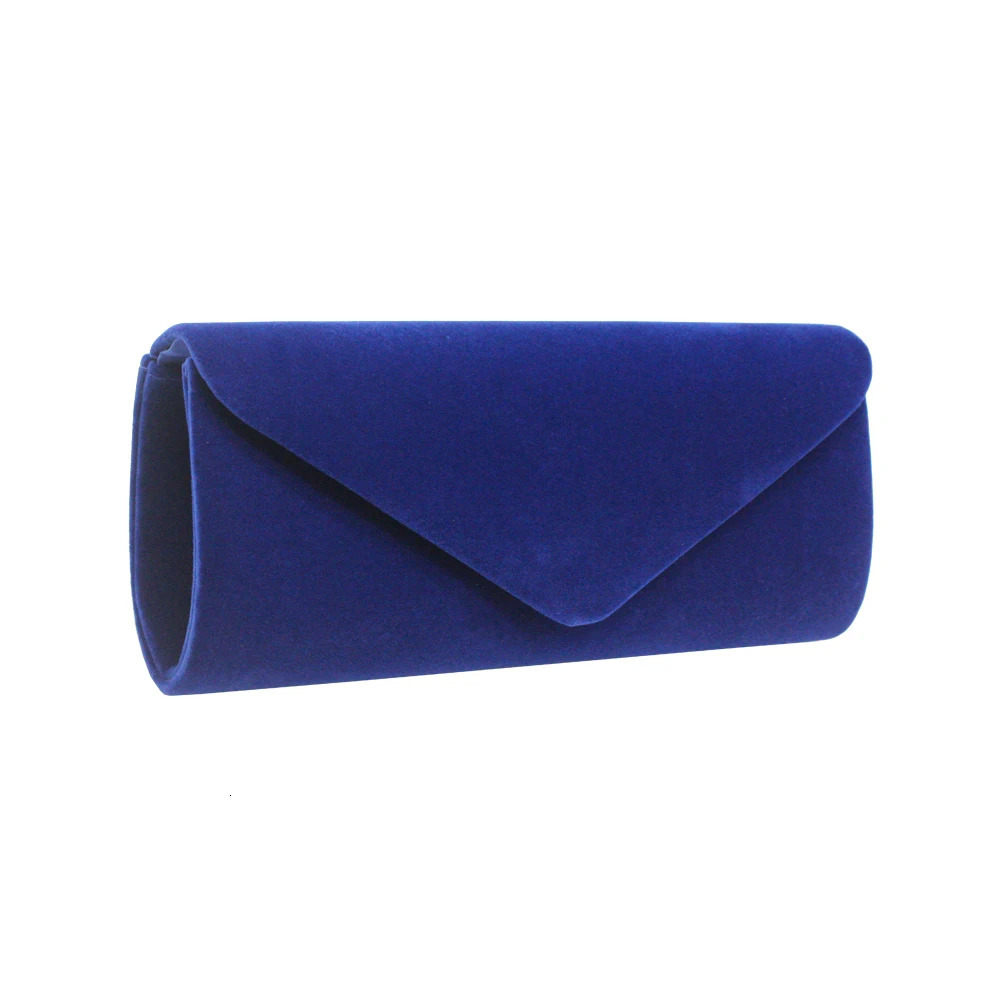 Womens evening bag clutch wallet handbag with detachable chain strap used for weddings cocktails parties velvet solid color 241008