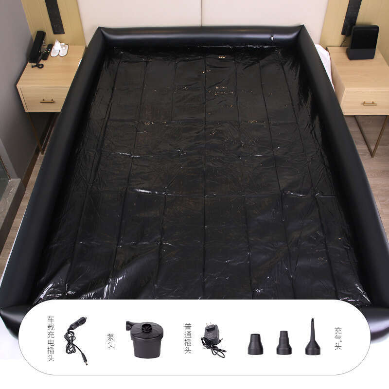 Sex inflatable water bed, foreplay, sex toys, indoor oil massage, air cushion bed, alternative adult products
