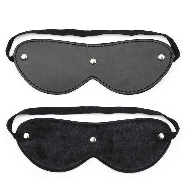 BDSM Wholesale Adult Plush Eye Mask with Three Nails Mask, Stage Prop Mask, Leather Eye Mask Manufacturer