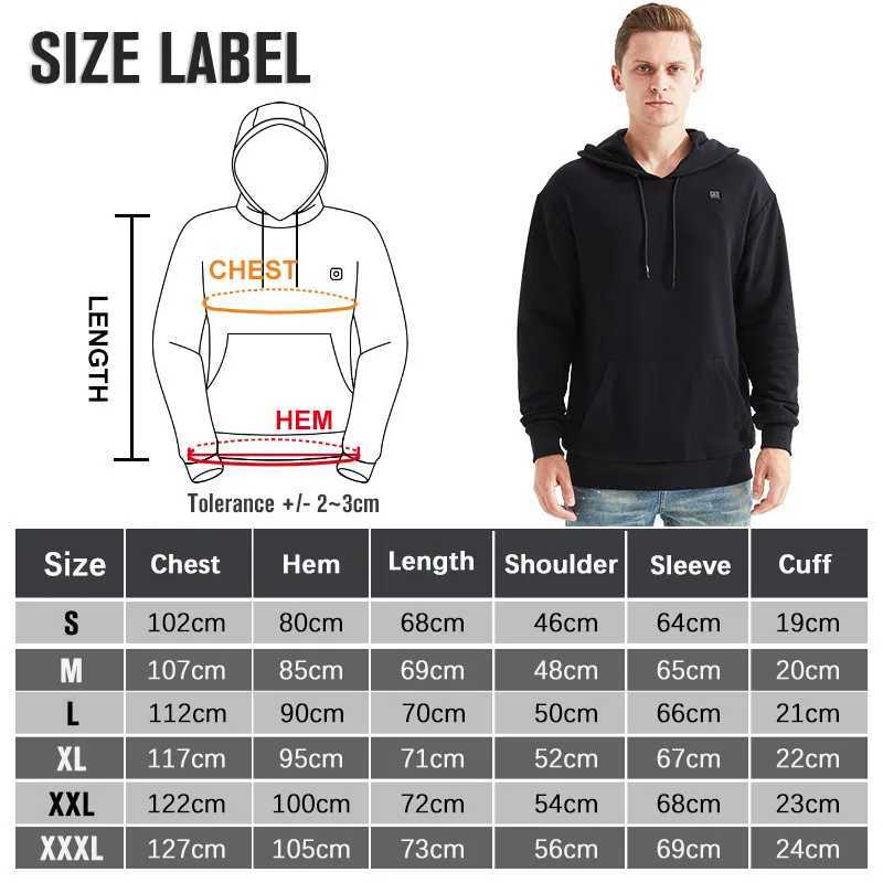 Men's Hoodies Sweatshirts 2022 Outdoor Electric USB Hot Sweater Mens Winter Warm Clothing Charging Hot Jacket Sportswear Q241009