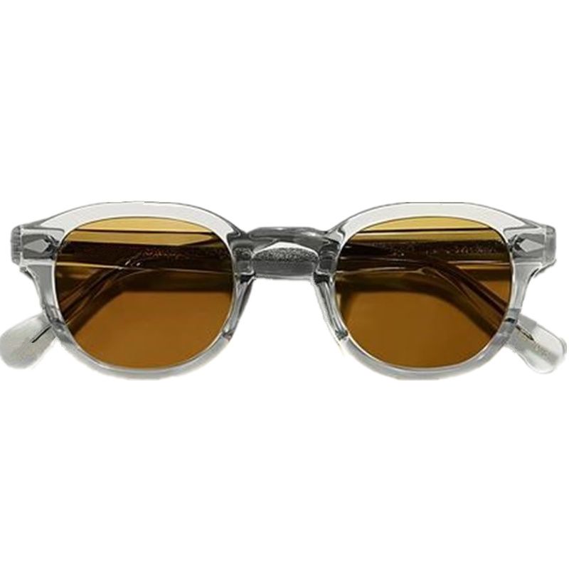 Retro-Vintage Johnny Depp Crystal-Gray Plank Sunglasses UV400 Goggles Polarized Gradient Comfortable-Safety Driving Occhiali da solfishing glasses des