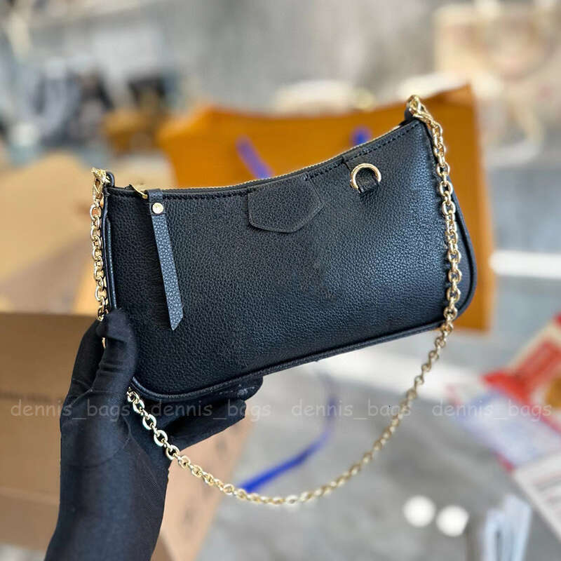 Women Designer Shoulder Bags Fashion Handbags Easy Pouch on Strap Crossbody Embossed Bag High Quality Chain Totes Pink