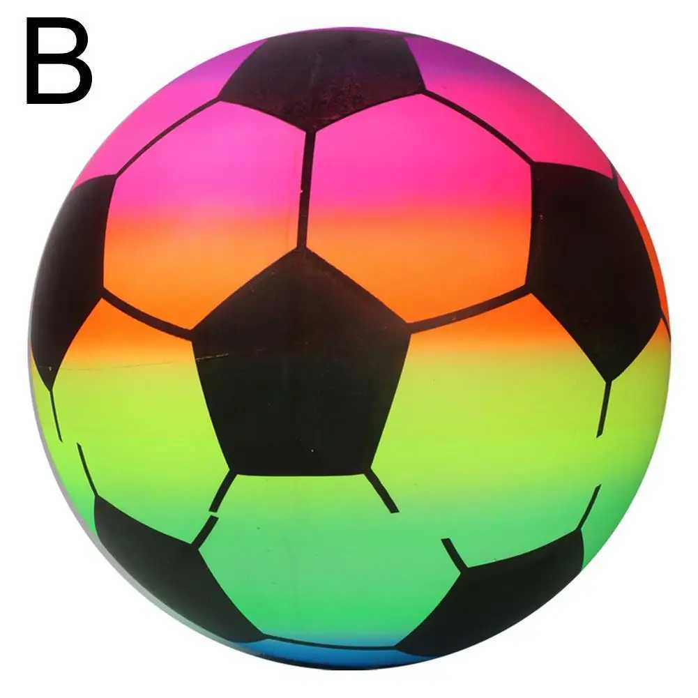 Rainbow Beach Ball Sports Ball Volyball Football Pool Swimming Beach Rubber Beach Football Childrens Football TrainingW241008