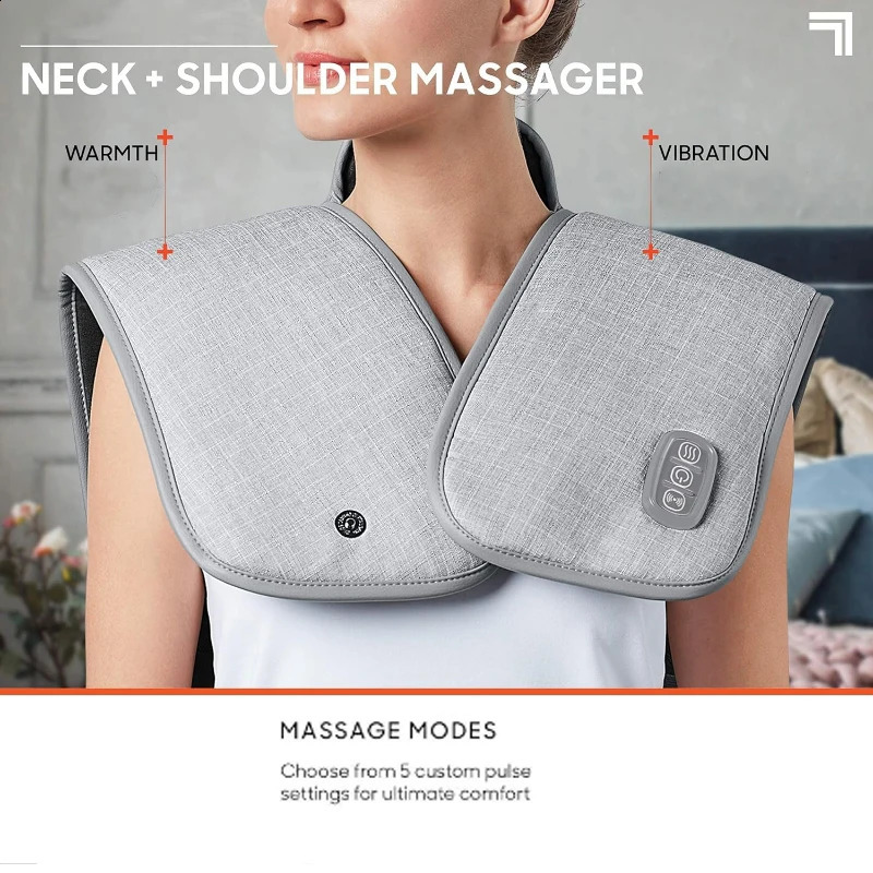 Electric heating shaver compression vest shoulder neck shoulder ring thermal insulation shoulder neck protection 241008