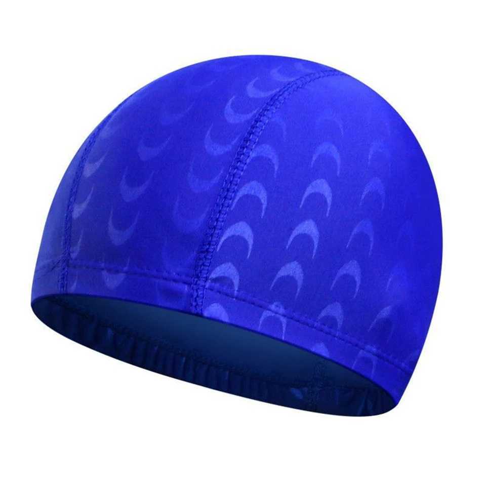 Elastic swimming cap swimming pool protection hair care ear cap womens swimming cap CL241009