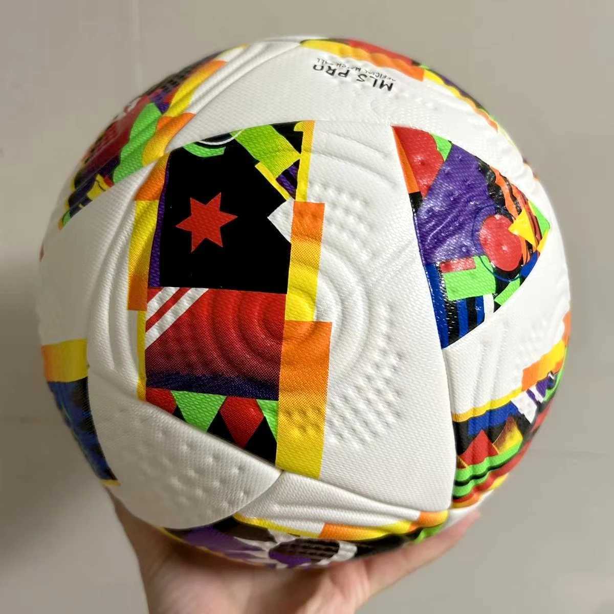 Official Size 5 PU Football High Quality Seam Goal Team Match Ball Football TrainingW241008