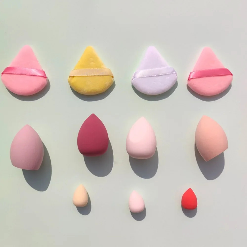 11/12 pieces of cosmetics - Puff Makeup Sponge Blender Beauty Egg Base Sponge Powder Puff Womens Makeup Accessories Beauty Tools 241008
