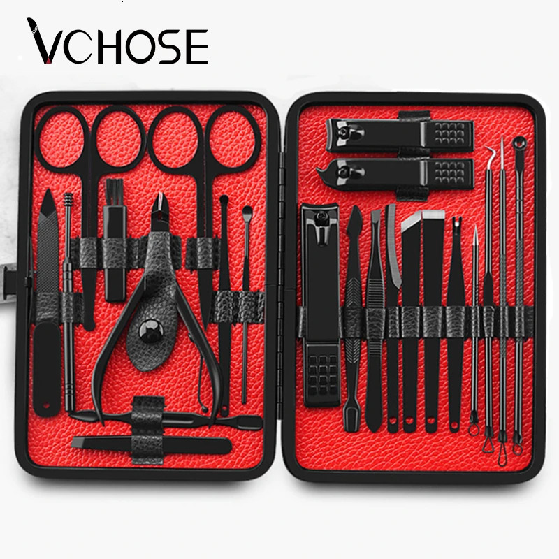 16/23 pieces of manual nail clipper kit home stainless steel nail clipper kit nail clipper tool 240927