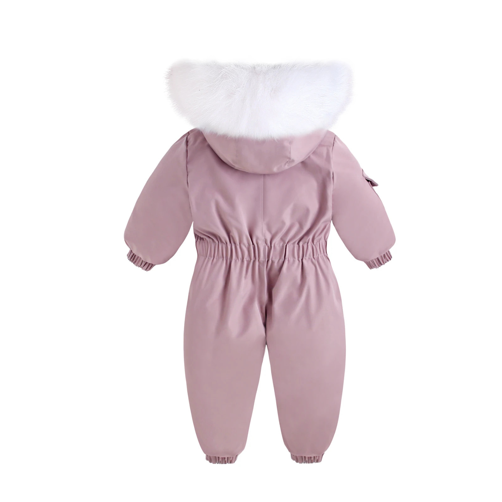 Autumn Winter Baby overcoat Jumpsuit Warm Ski Suit Plus Velvet coat Boy Overalls toddler Girl Clothes Waterproof Children Jacket 241008