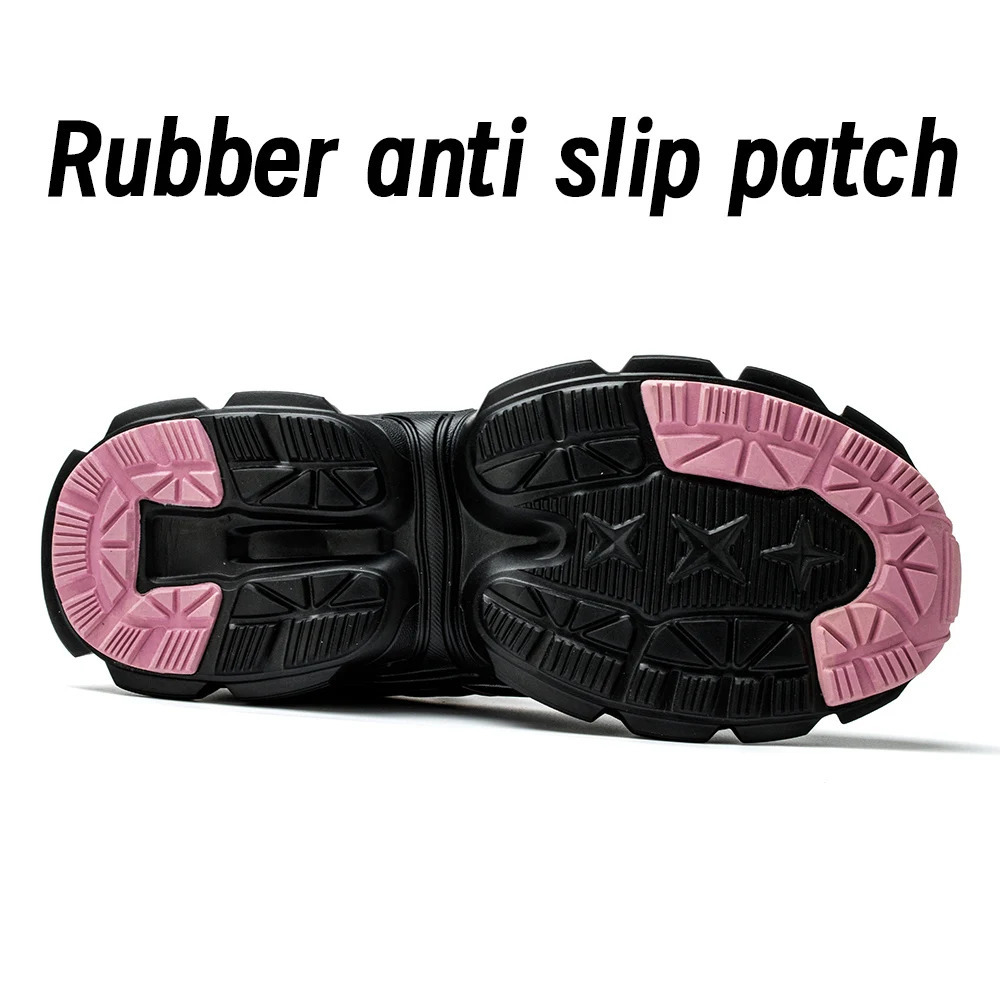 Fashion Safety Shoes Women Work Sneakers structured Shoes pneumatic-Proof Protective Shoes Work Boots Steel Toe Shoes 241008