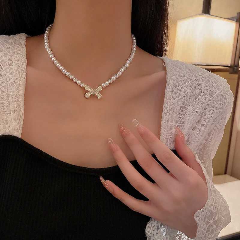 Coquette Aesthetic Pearl Necklace Korean Fashion Necklace Planet Necklace Heart Pendant Y2k Accessories Cool Girl Hip Hop Jewelry W250318