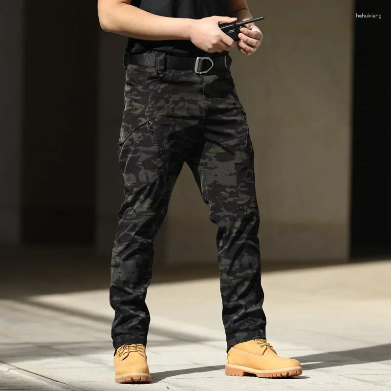 Men's Pants City Tactical Cargo Classic Outdoor Hiking Trekking Army Joggers Pant Camouflage Military Multi Pocket Trousers