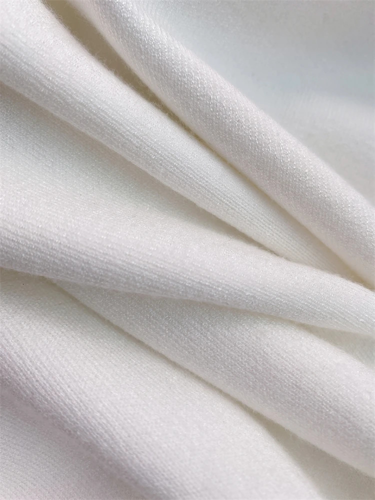 Salt friend early spring baseball set French casual round neck white needle weaver style short jacket 240930