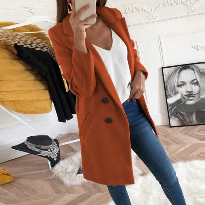 Autumn Winter New Fashion Stand Collar Sleeveless Woolen Overcoat Womens Clothing Button Korean Trend All-match Youth Chic TopsX241009