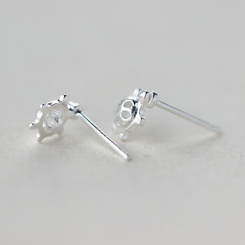 Needle Fashion Personality Cute Animal Little Turtle Male and Female Couple Earrings