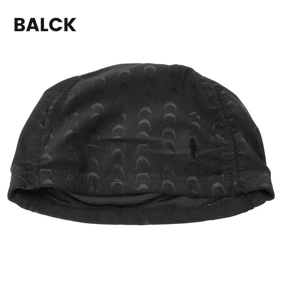 Mens swimming cap Shar-k skin printed fabric swimming cap protects hair ears waterproof cap adult swimming pool accessories CL241009