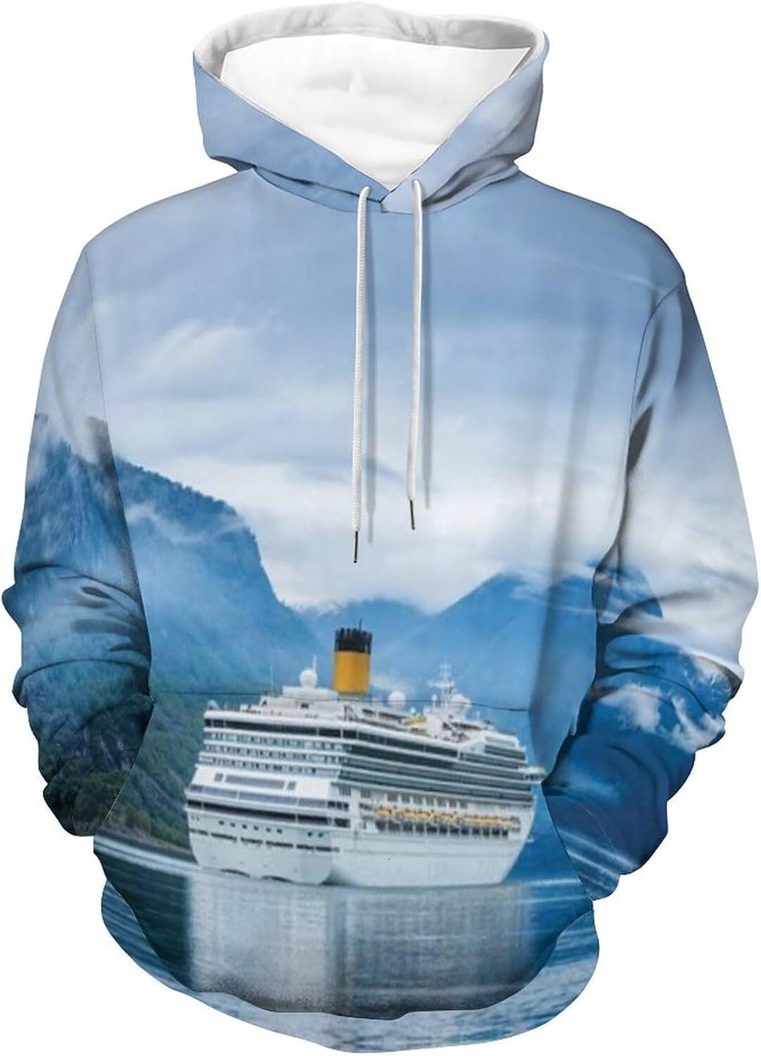 Hoodie for Mens Womens Mens Unisex Novelty Hoodies Phoenix Arizona Full Moon Sky Hooded Sweatshirt Graphic Hoodies sweatshirt Pullover Long Sleeve