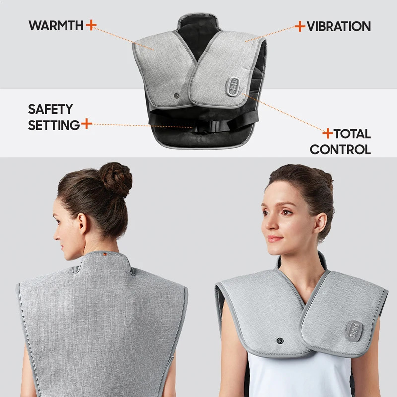 Electric heating shaver compression vest shoulder neck shoulder ring thermal insulation shoulder neck protection 241008