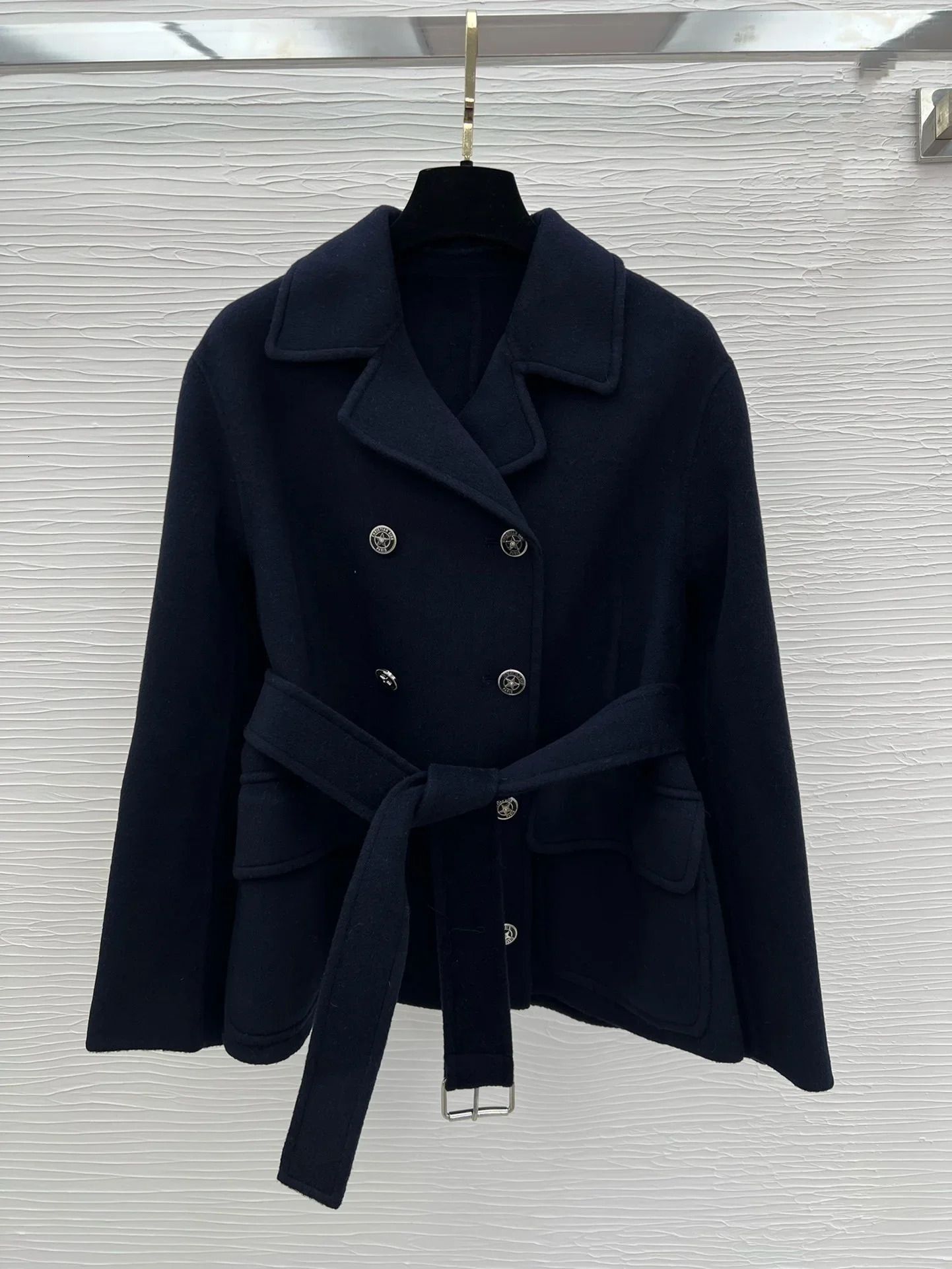 Coat Female Clothing Woman Clothes Jacket Autumn 2024 Womens Windbreaker Overcoat Belt Cashmere Woolen 240930