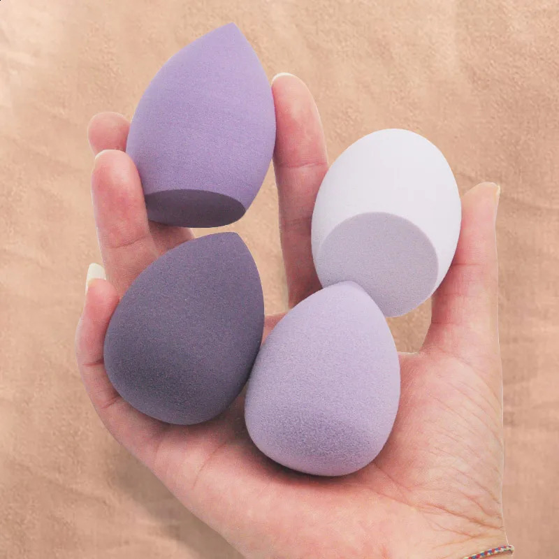 4 pieces/bag fashionable cosmetics mixer cosmetics puff cosmetics sponge foundation make-up powder sponge cosmetics tools accessories 241008