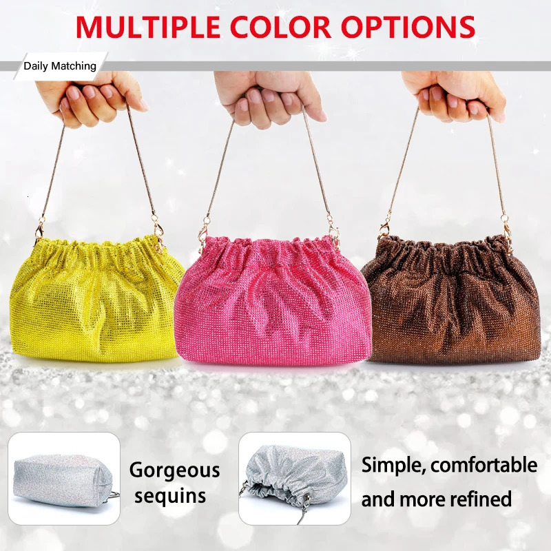 Latest ladies dinner bag wedding wallet Christmas party gift cross shaped body crystal rhinestone night 241008