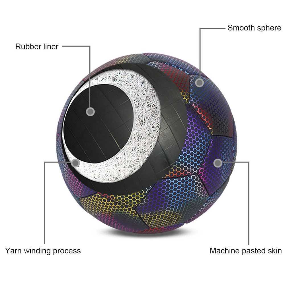 2024 Football League Profinal Size 5 PU Material Wear resistant Match Training Ague Sewing Womens Night FootballW241008