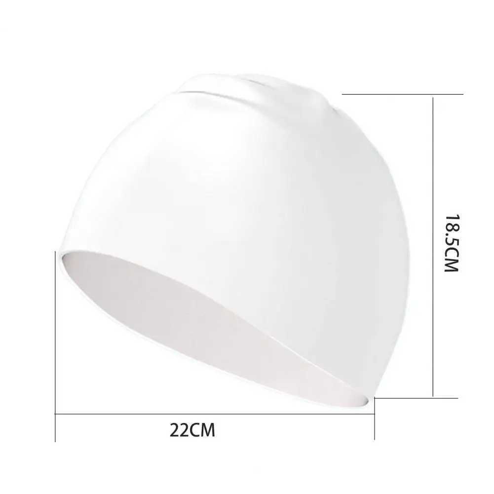 Super sized swimming cap swimming cap elastic waterproof hair care adult long hair professional swimming cap CL241009