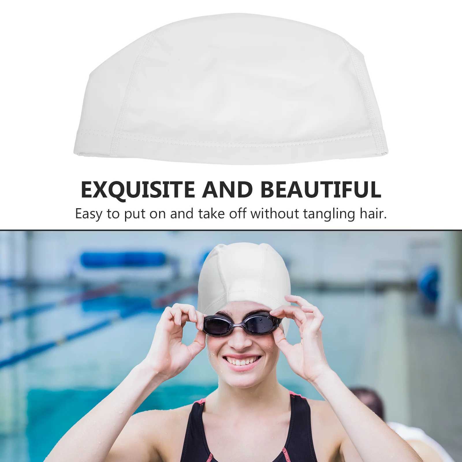 Mens swimming cap professional shower cap adult elastic waterproof portable CL241009
