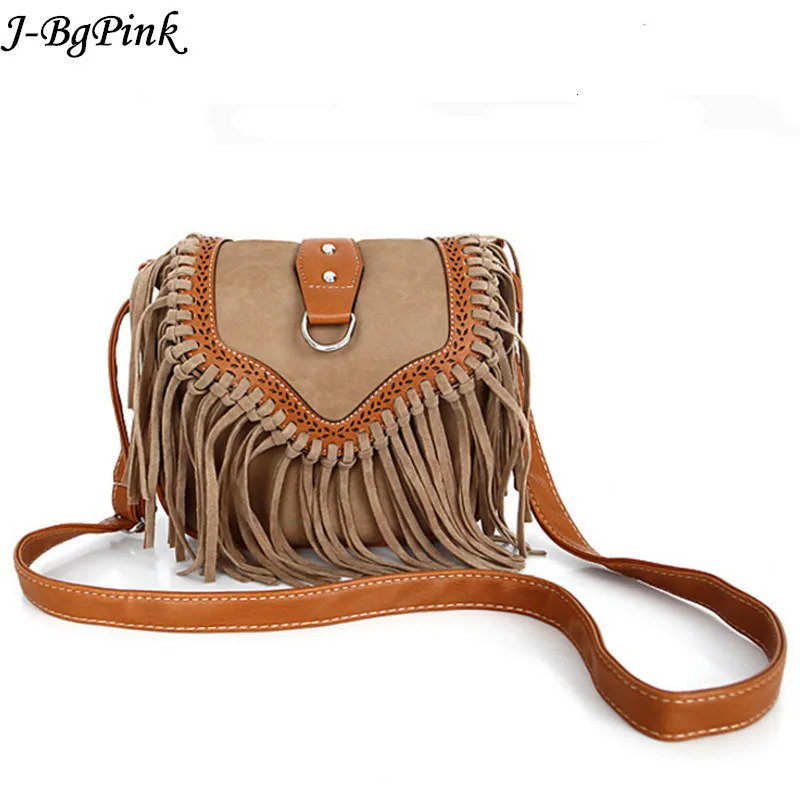 Bohemian bag Bohemian no spirit tassel cross body wallet Retro hippie er womens gypsy edge Bohemian shoulder bag 241008