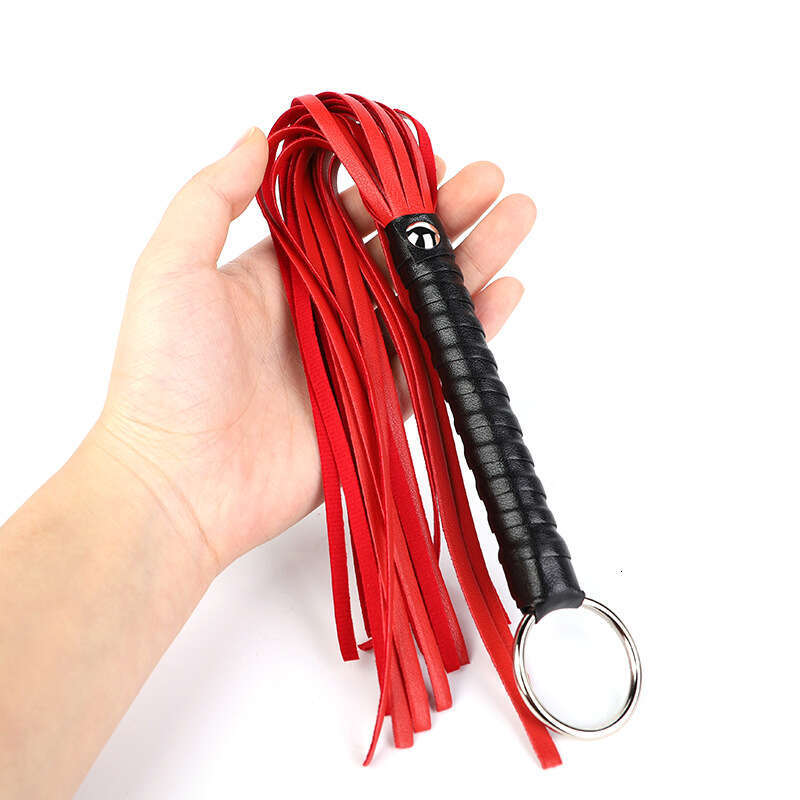 Sex toys SM props spanking whip SM training punishment tassel leather whip alternative sex toys hair replacement