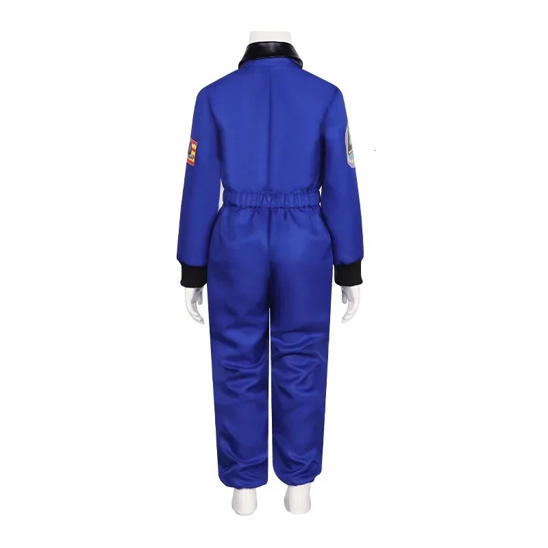 Astronaut costume rens adult space suit couple costume role-playing carnival zipper jumpsuit astronaut white costume 241009
