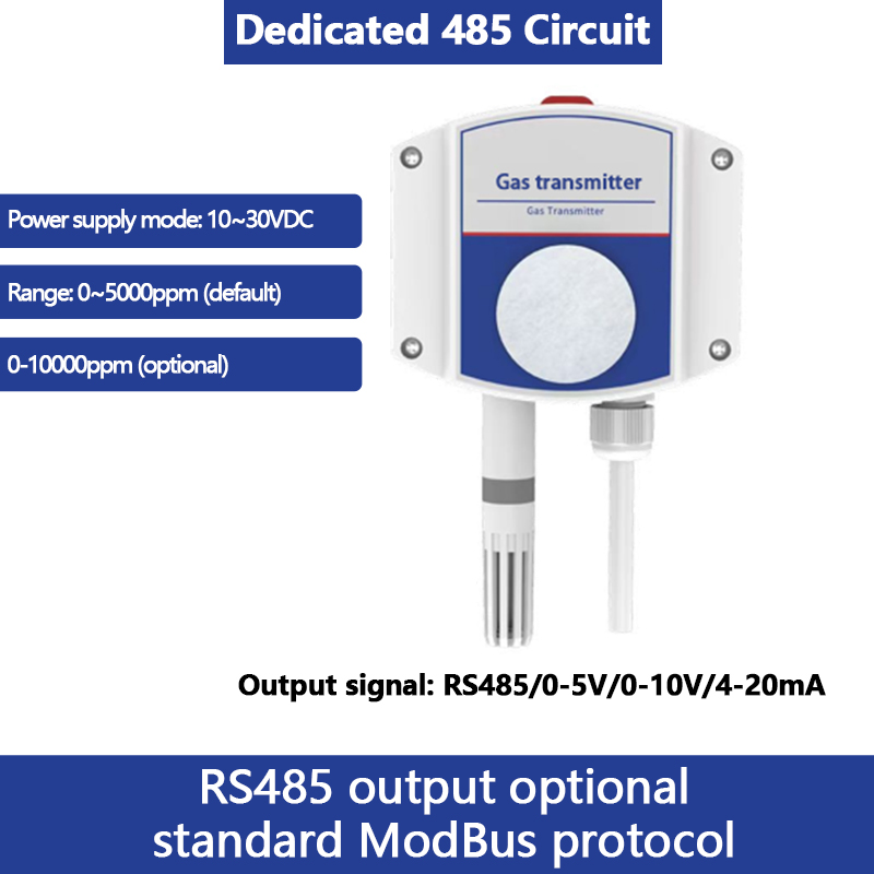 Industrial wall-mounted carbon dioxide transmitter all environmental factors detection and monitoring of integrated environmental intelligence monitor
