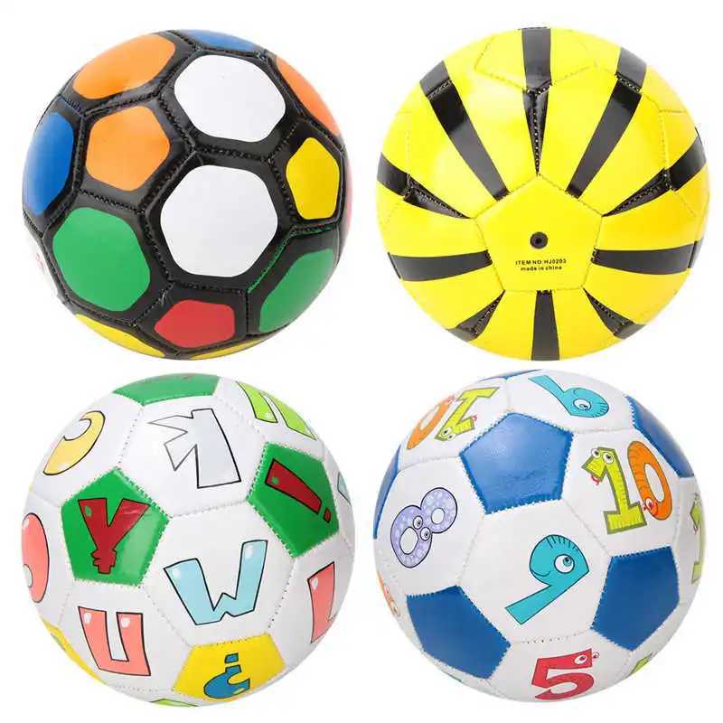 13cm Childrens Football Outdoor Competition Training Pu Material Size #2 Football Childrens Sports Competition Football Multi StyleW241008