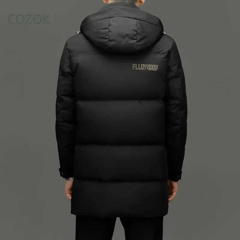 COZOK Milk Silk Mens Lightweight Down Jacket Duck Padding Designer Clothes Casual 2025 Winter for Male Coat LX241009