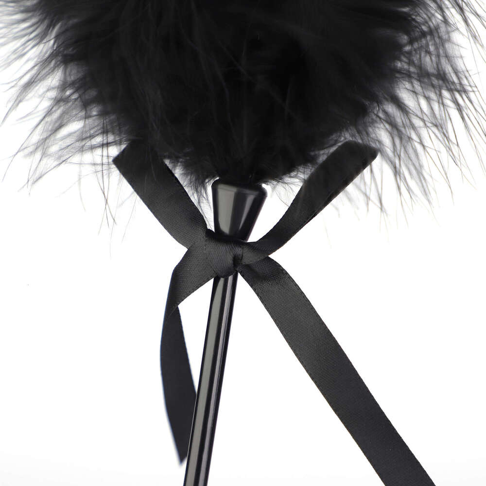 SM prop three piece set, fun feather racket simulation, fun handcuffs, blindfolds, restraints, fun straps, adult products