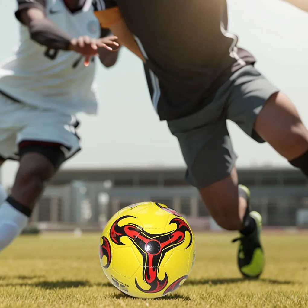Football Ball Official Size 5 Match Football Ball Prure Proof PVC Machine Stitching Football Goal Ague Ball Sports TrainW241008