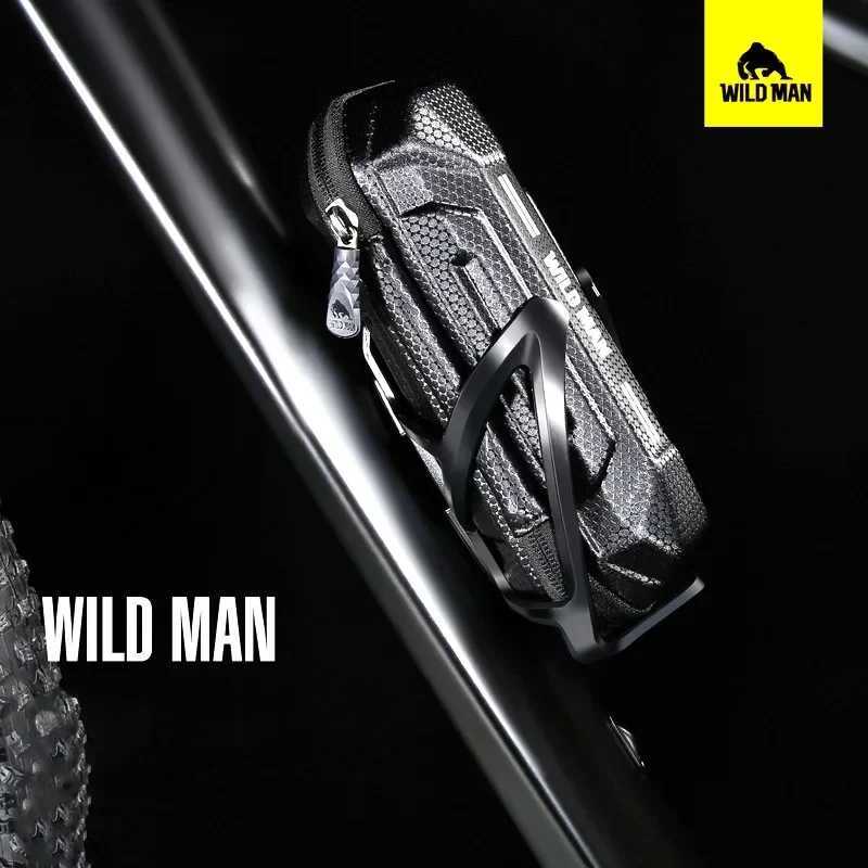 Wild person hard shell bicycle bag rainproof bicycle repair kit road bicycle bag Mtb frame bag W241008 W241008