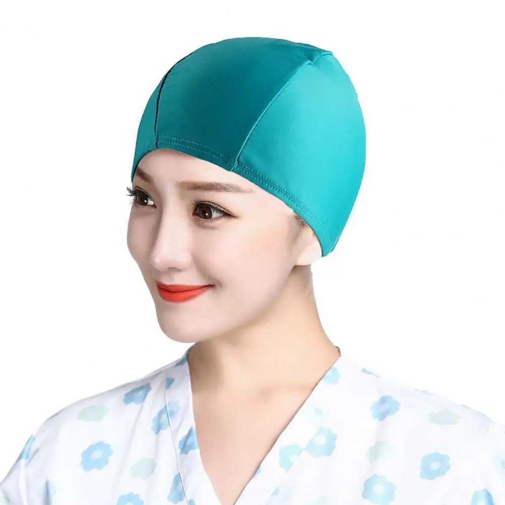 Easy to wear adult swimming cap soft nylon swimming pool cap short hair swimming cap CL241009