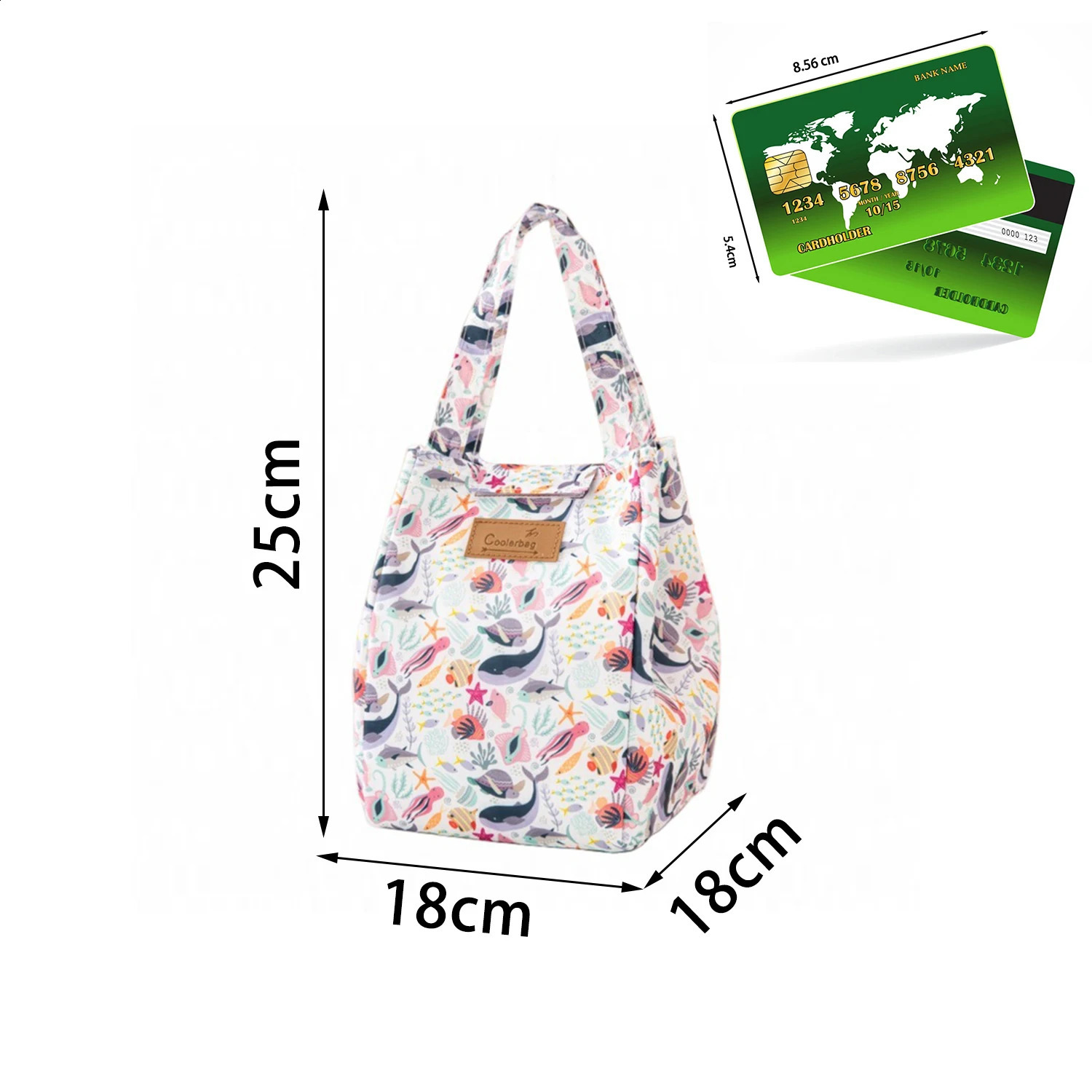 1 PC Portable Insulated Thermal Cooler Bag Lunch Foods Drink Storage Picnic Camping Bags Outdoor Box Beach 240925