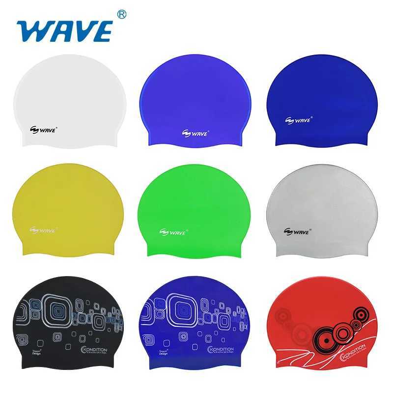 Swimming Pool Beach Swimming Adult Silicone Swimming Cap Mens and Womens Waterproof Solid Color Multi Color Swimming Cap CL241009