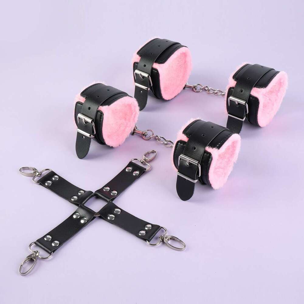 SM torture equipment, adult sex toys, cross-border hands and feet, back handcuffs, bound handcuffs, foot handcuffs, adult toys, cross buckles