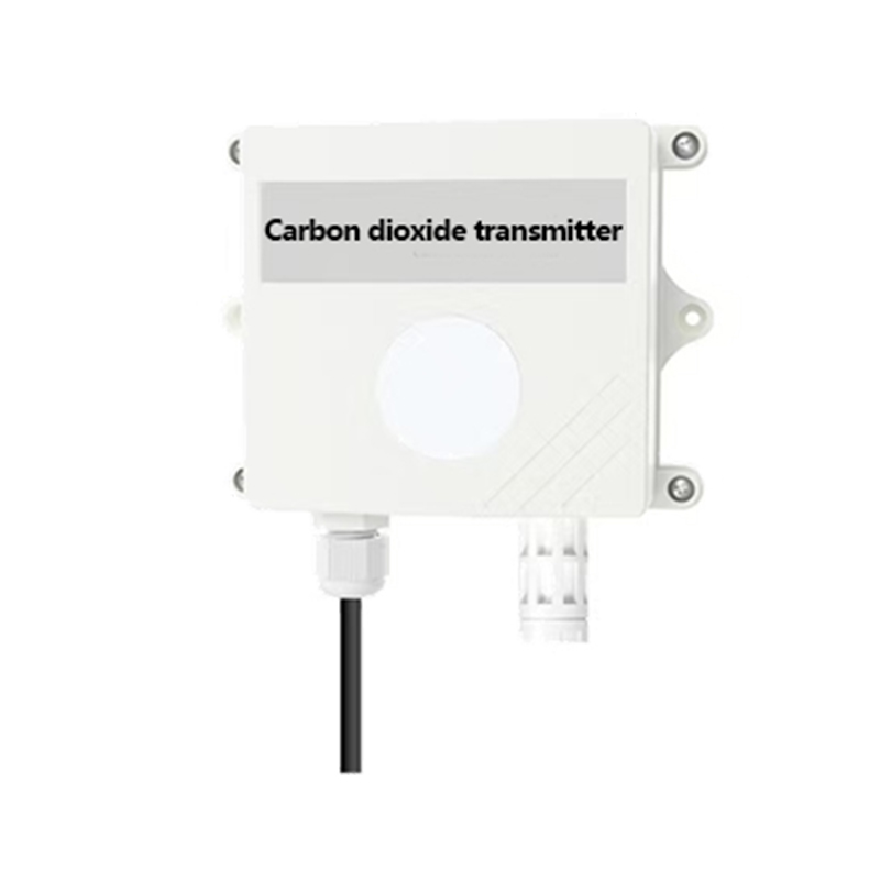 Non-display carbon dioxide transmitter whole environment factor detection and monitoring integrated environment