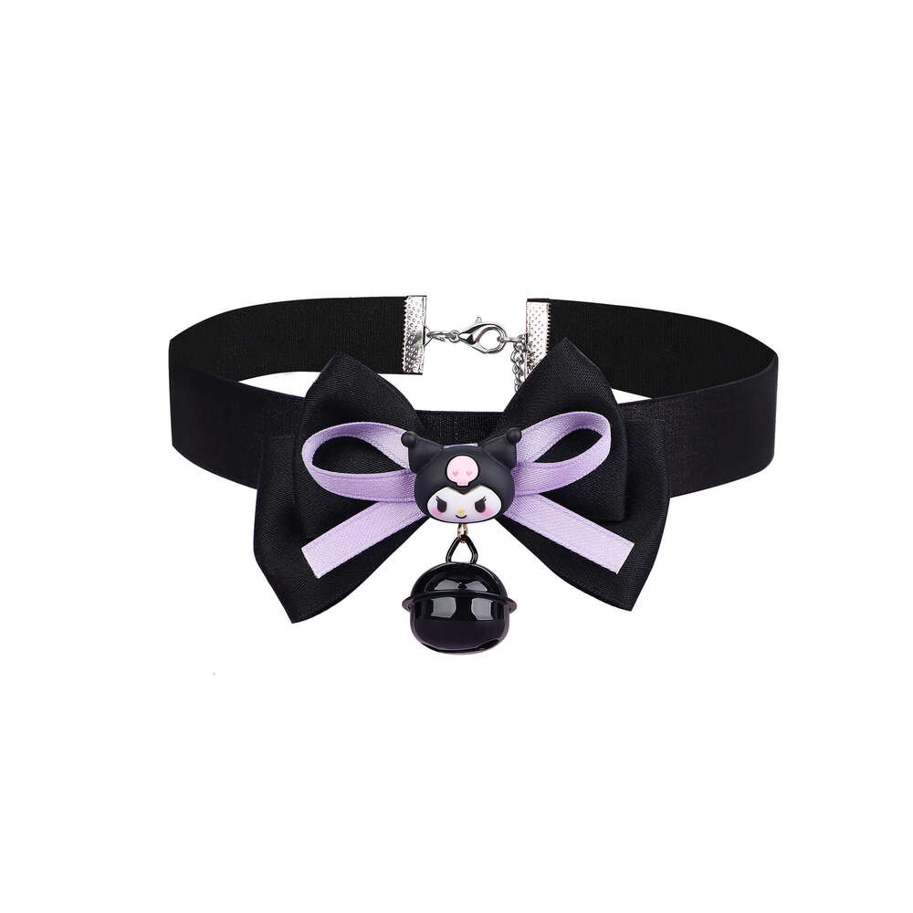 SM Sex Toys Kuromi Cartoon Binding Bell Collar SM Bow Sex Collar Alternative Adult Products