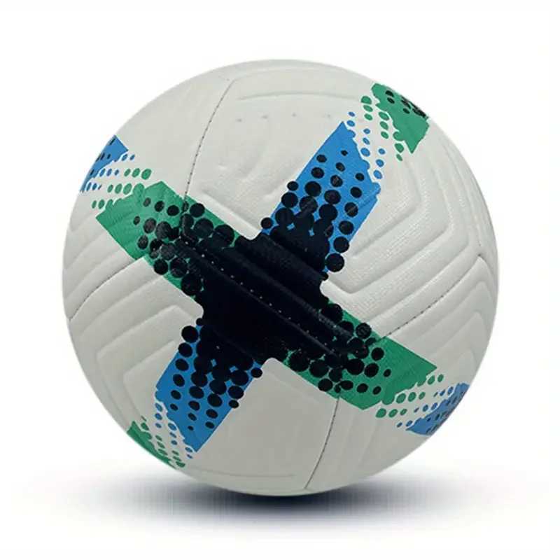High quality football official size 5 PU material machine fixed target team outdoor competition football training balloon footballW241008