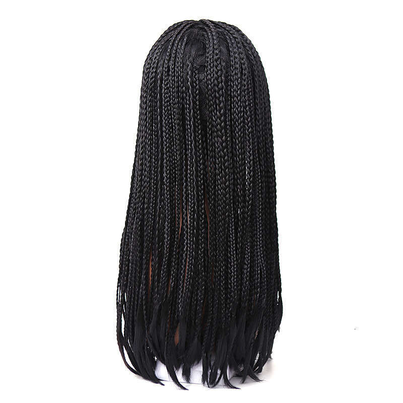 Triple Female Long Hair Elastic Mesh Box Braid Wigs Wig Full Headset
